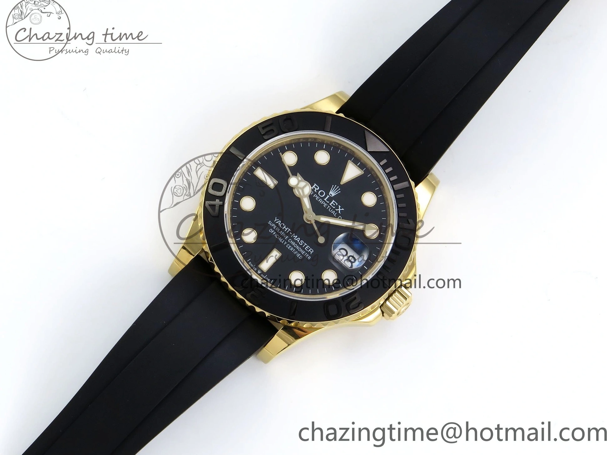 MiroTime 0121 Yacht-Master 226658 KF 1:1 Best Edition YG Wrapped on Oysterflex Strap VR3235 (Gen Weight) Classic 1626